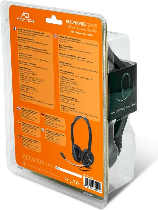 Produktbild Advance Casque Micro Multimédia Headphonics Smart (Kabelgebunden)