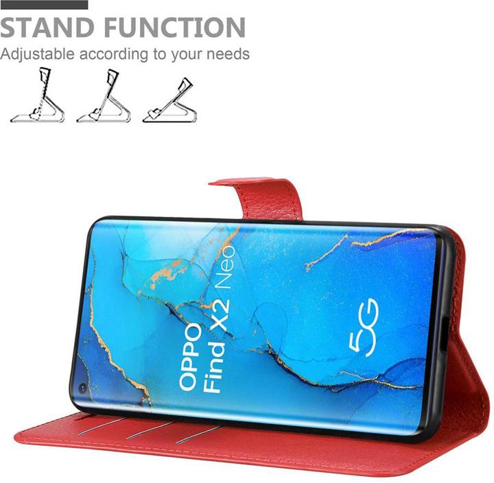 Image du produit Cadorabo Book avec fonction stand Cover (Oppo Find X2 Neo)