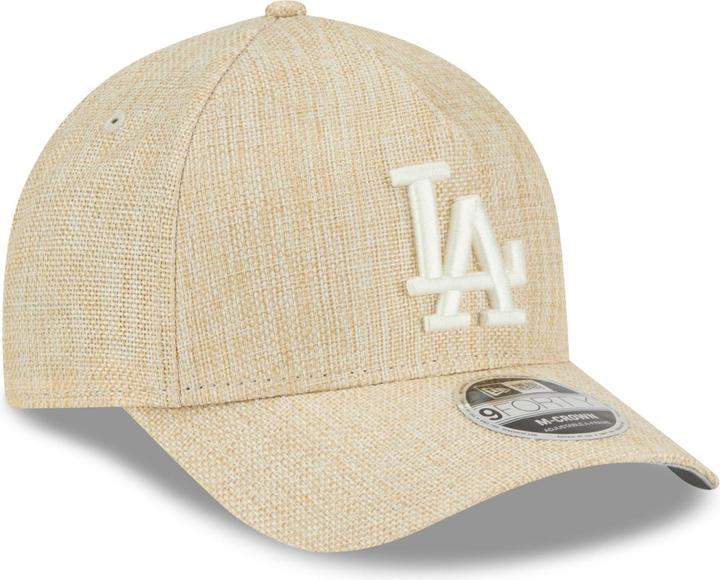 New Era 9Forty M-Crown Cap - Weave Los Angeles Dodgers Beige