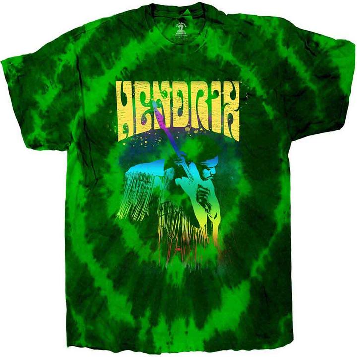 Jimi Hendrix Adult Hear The Vibe Tie Dye TShirt