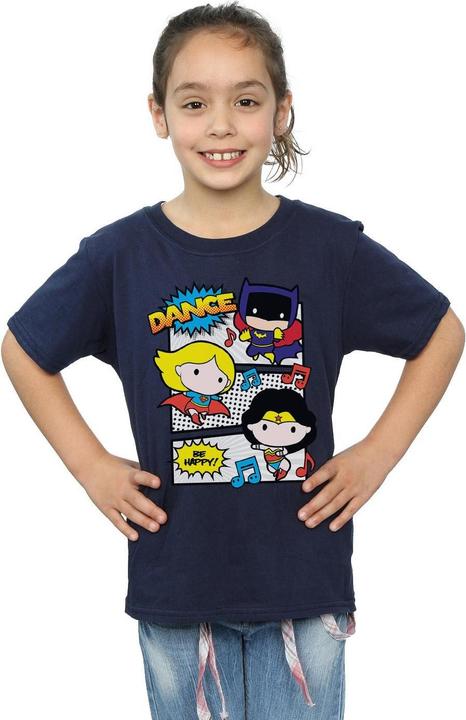 Immagine prodotto Chibi Super Friends Dance Maglietta Ragazze (140, 146)