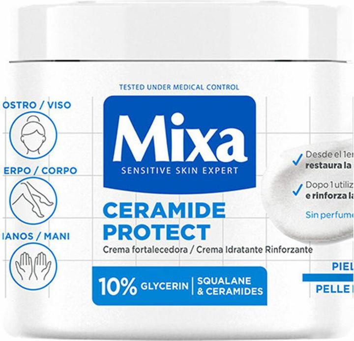 Actual product image Mixa Ceramide Protect Body Cream 400ml Dermoprotector (Body cream, 400 ml)