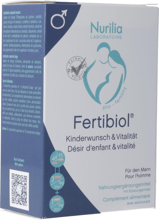 Actual product image Nurilia Fertibiol Tabl (60 Piece, Pills, 76 g)