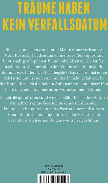 Nutritional values and ingredients Pi mal Daumen (German, Alina Bronsky, 2024)
