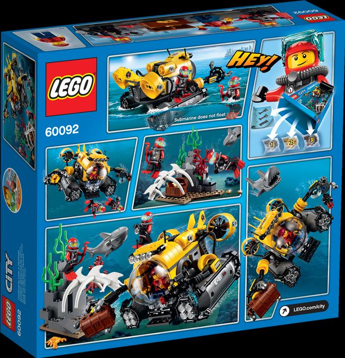 Image du produit LEGO Sous-marin en eau profonde (60092, LEGO City)