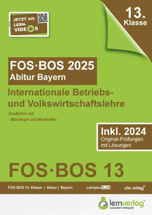 Immagine prodotto Esame di Abitur FOS/BOS Bavaria 2025 Inter (Tedesco, lern.de Bildungsgesellschaft mbH, 2024)