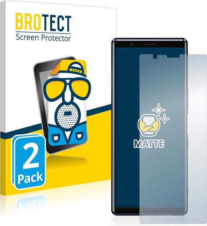 Produktbild BROTECT Entspiegelungs-Schutzfolie Displayschutz Matt (2 Stück, Sony Xperia 5)