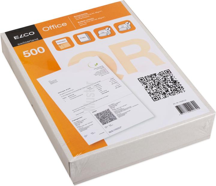 Produktbild Elco Rechnungsformular für QR-Rechnungen (500 x)