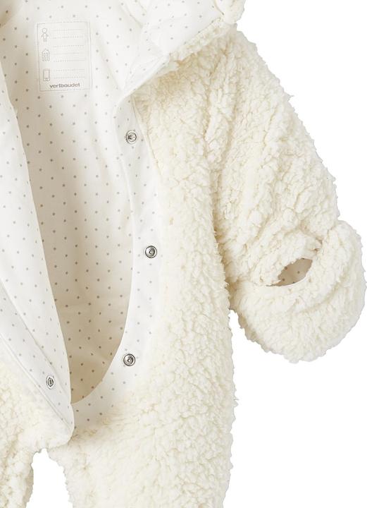 Image du produit Vertbaudet Combinaison bébé en fourrure tissée et polyester recyclé (62)