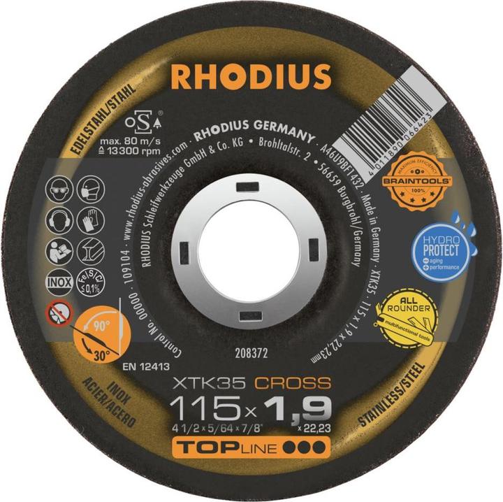 Image du produit Rhodius 208372 Disques à tronçonner et à ébarber