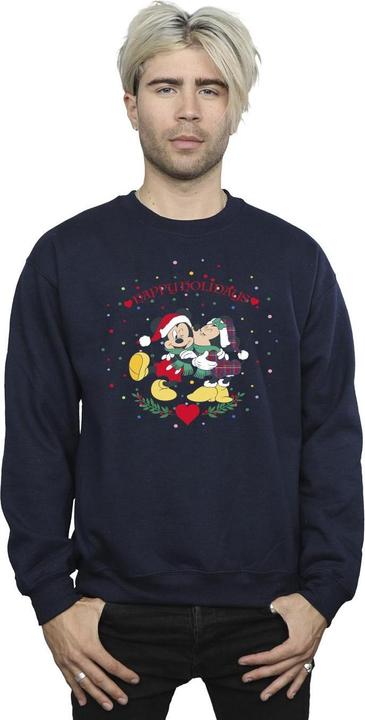 Immagine prodotto Disney Mickey Mouse Mickey Minnie Christmas Felpa Uomo (S)