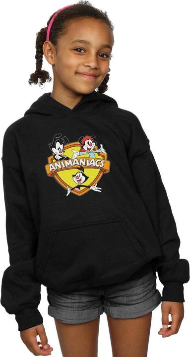 Actual product image Universal Textiles Girls Logo Crest Hoodie (140, 146)