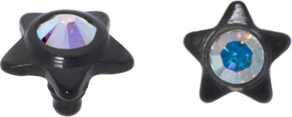 Image du produit Bijouteria Embout Dermal-Anchor (Cristallin, Revêtement PVD (noir), Titane)