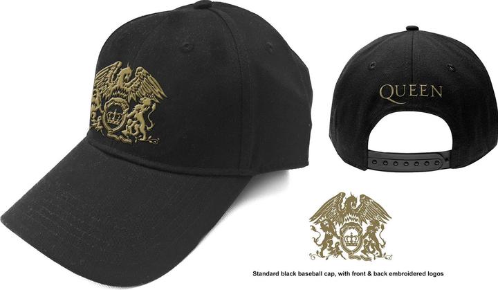 Queen Gold Classic Crest Baseball Cap