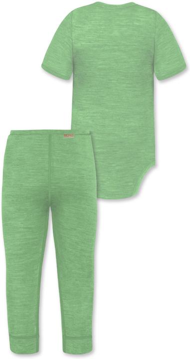 Actual product image Normani Baby merino short-sleeved body "Tihoi" and trousers "Tutira" - 9613 (62)