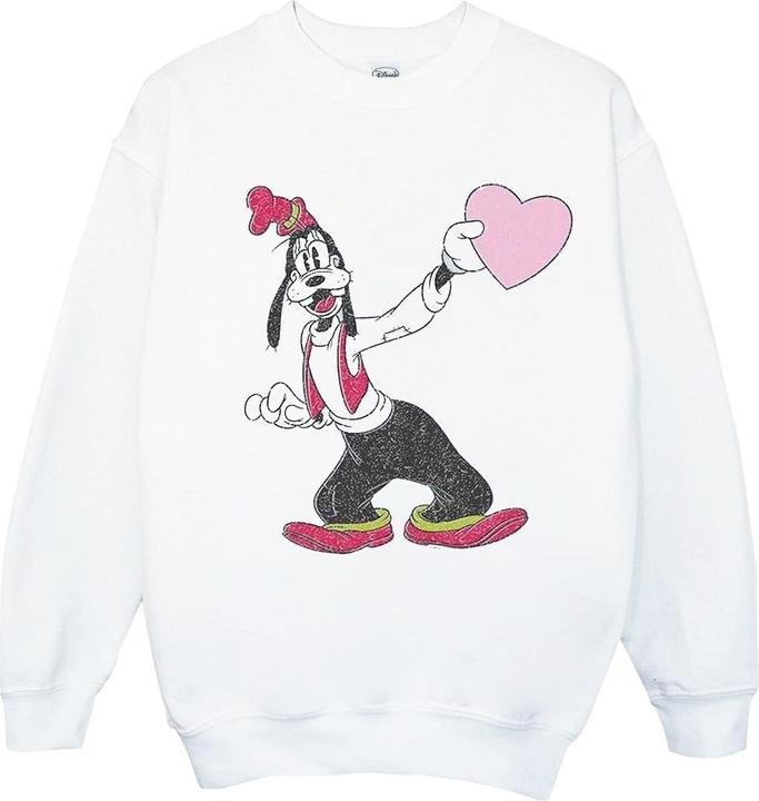Disney Goofy Love Heart Sweatshirt