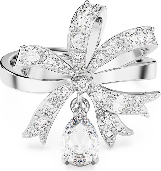 Produktbild Swarovski Volta Cocktail Ring Schleife Weiss (52)