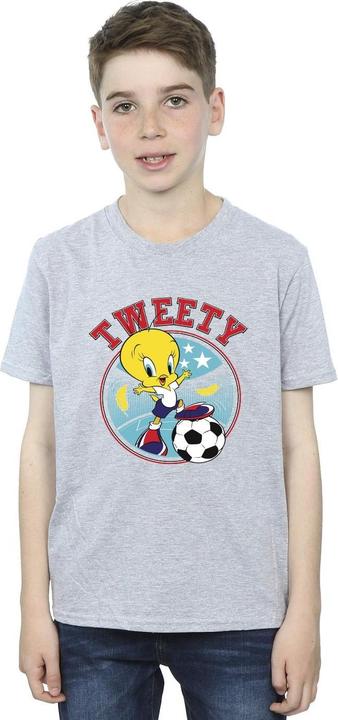 Immagine prodotto Looney Tunes Tweety Football Circle Maglietta Ragazzi (140, 146)