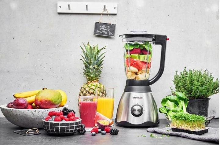 Actual product image Gastroback Stand Mixer Vital Mixer Plus 850 Watt, Silver/Black (850 W)