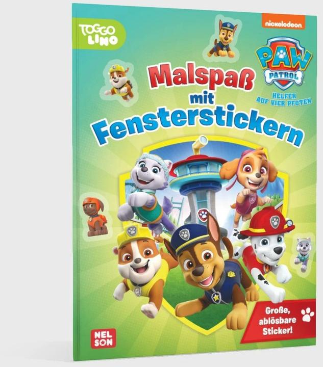 Immagine prodotto PAW Patrol: divertimento da colorare con gli adesivi per le finestre