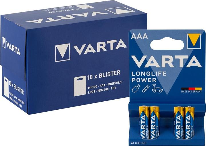 Produktbild Varta Longlife Power (4 Stk., AAA, 1240 mAh)