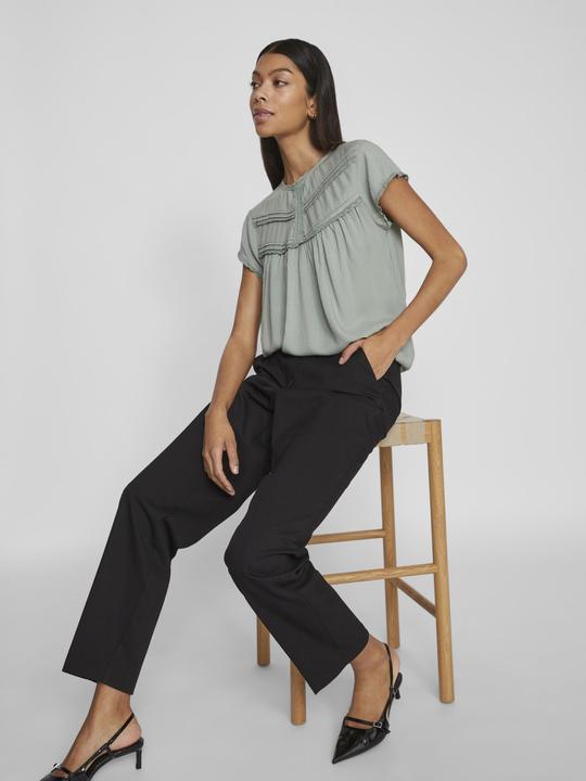 Actual product image Vila Detailed top with short sleeves (34)
