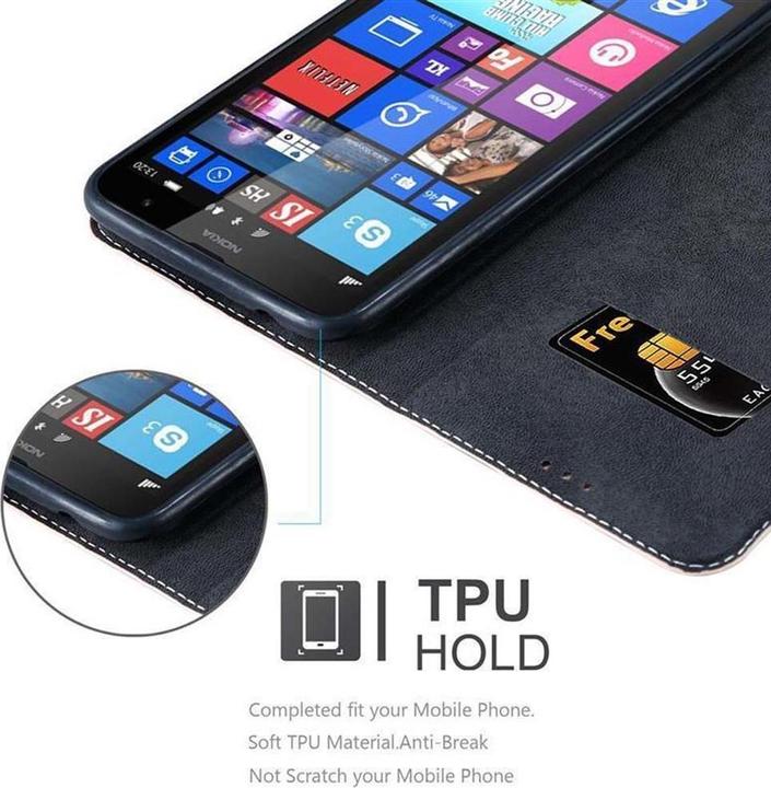 Actual product image Cadorabo Book X Wallet Cover (Nokia Lumia 1320)
