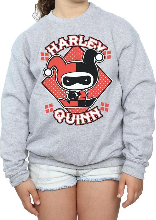 Image du produit - Sweat CHIBI HARLEY QUINN BADGE - Fille (116)