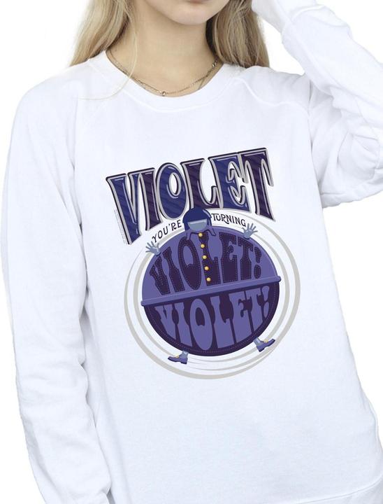 Image du produit Willy Wonka & the Chocolate Factory - Sweat VIOLET TURNING VIOLET - Femme (XL)