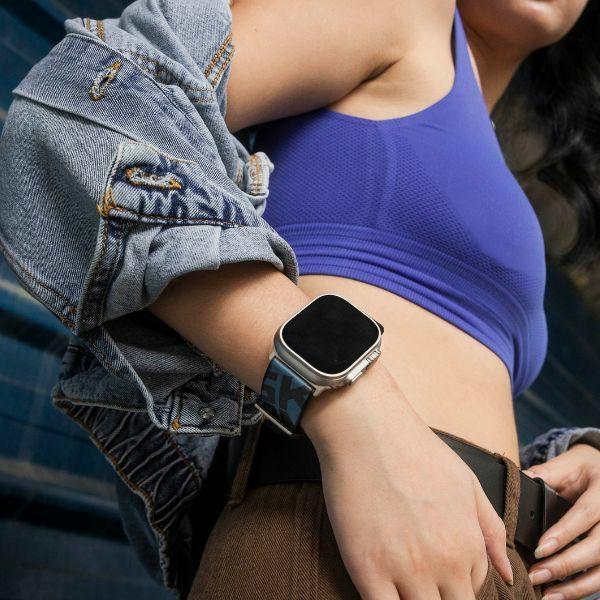 Actual product image Skinarma Band Spunk Apple Watch Ultra blue