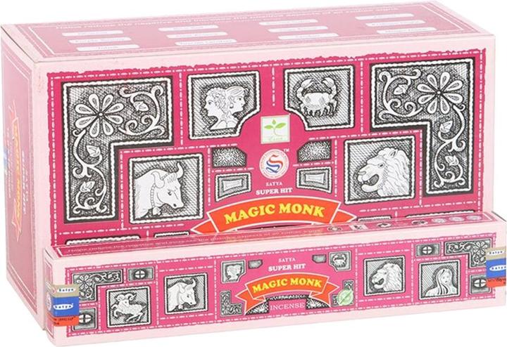 Produktbild Nag Champa Räucherstäbchen Magic Monk Super Hit 12erPack