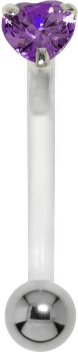 Produktbild Bijouteria Bauchpiercing (Zirkonia, Bioplast, Chirurgenstahl 316L, Silber 925)