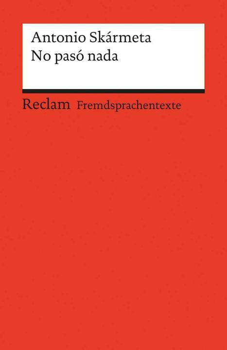 Image du produit No pasó nada (Allemand, Antonio Skármeta, 2008)