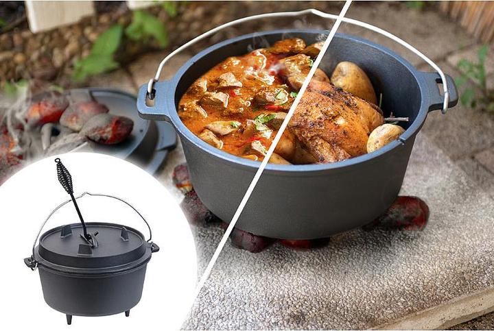 Produktbild Rosenstein & Söhne Dutch Oven aus Gusseisen