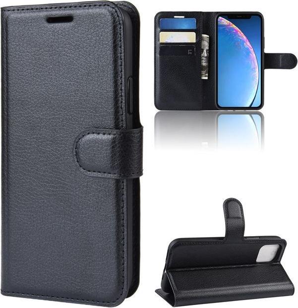 Produktbild MU Classic Litchi Leder Bookcover Series (Apple iPhone 11)