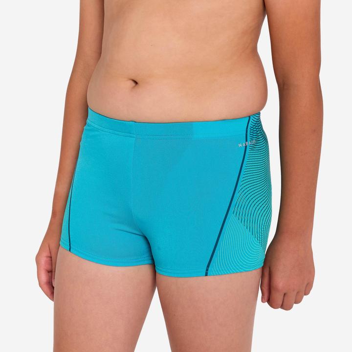 Actual product image Nabaiji Badehose Boxer Jungen - 500 Fitib Anoi türkis (8, 9, 10)
