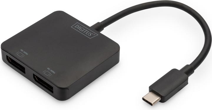 Produktbild Digitus 2-Port-Video-Hub USB-C->2x Displayport (USB Typ-C, 5.51 cm)