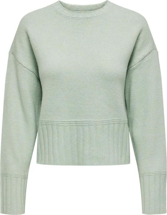 Only Kurzer einfarbiger Strickpullover