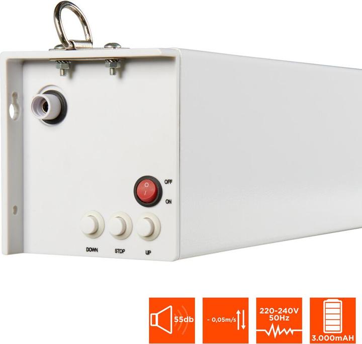Produktbild Celexon Motorleinwand Batterie V2.0 Motor Pro Plus 280x158 cm 16:9 (78.74", 16:9)