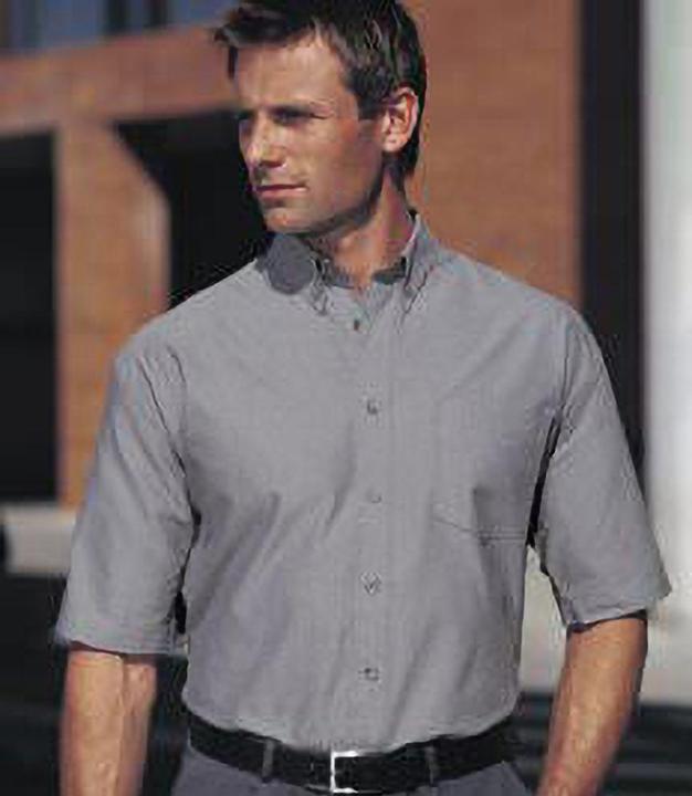 Image du produit Russell Collection Chemise Popeline Manches Courtes Entretien Facile (49)