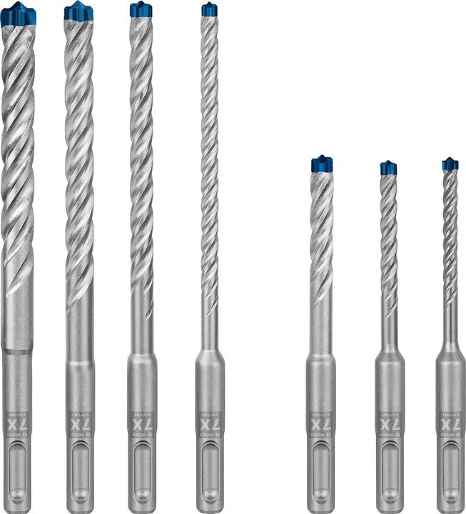 Image du produit Bosch Professional Zubehör Jeu de forets à queue SDS plus-7X - 7 pces (5.0, 6.0, 8.0, 10.0, 12.0 mm)