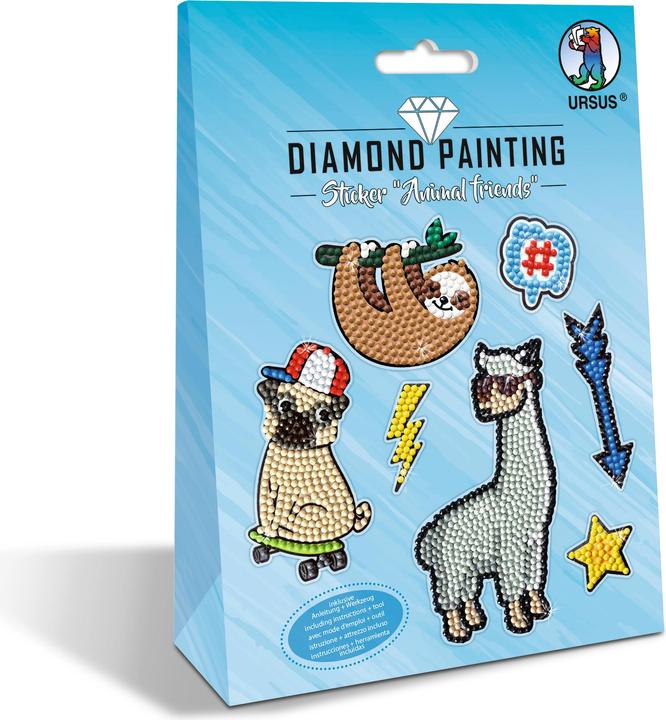 Actual product image Ursus Motif Sticker Diamond Painting Animal