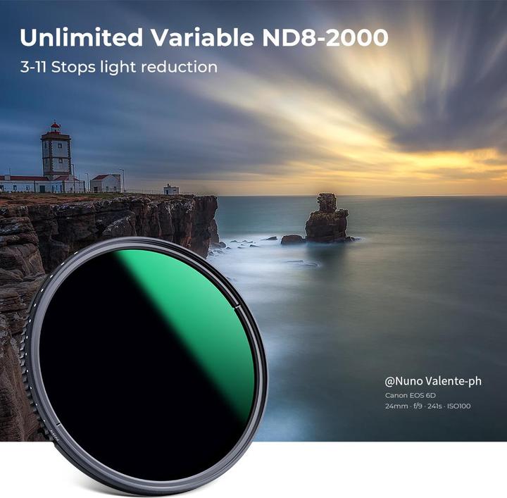 Produktbild K&F Concept Filter Slim 40.5 mm MV36 (40.50 mm, ND- / Graufilter)