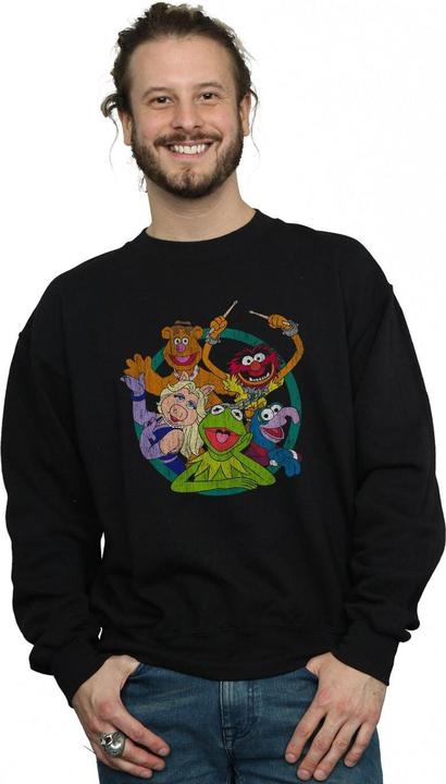Immagine prodotto Disney The Muppets Group Circle Felpa Uomo (L)