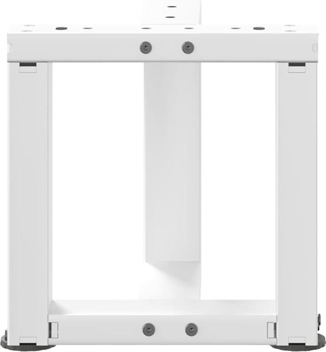 Produktbild VidaXL Couchtischbeine T-Form 2 Stk. Weiss 30x25x(30-31) cm Stahl Tischbein