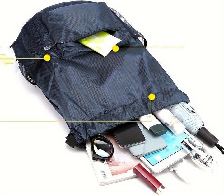 Immagine prodotto Only-Bags.Store Zaino da allenamento con coulisse, borsa da palestra sportiva di grande capacità, zaino da viaggio