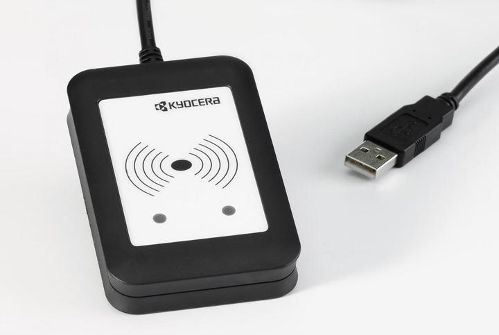 Kyocera 870LS95009, Smart card reader, Passive holder, Indoor, Black