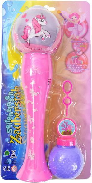 Actual product image Magni Bubble wand 32cm pink with light/music