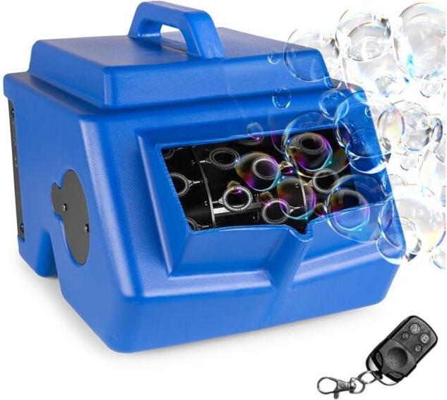 Light4Me BUBBLE BLUE DOUBLE starke doppelte Seifenblasenmaschine