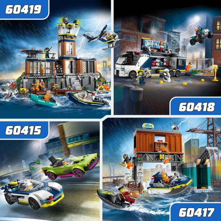 Produktbild LEGO Polizeitruck mit Labor (60418, LEGO City)